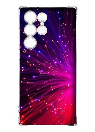 Чехол с утолщёнными углами на samsung galaxy s23 ultra :: салют (принт 98)