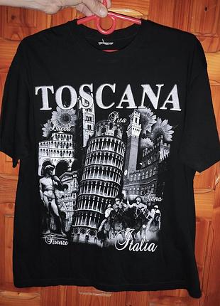 Стильна фірмова футболка катон.italy. toscana.   л-хл.унісекс
