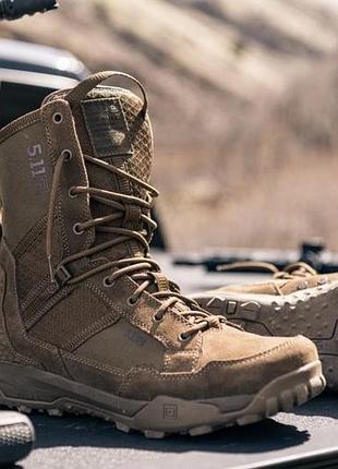 Черевики тактичні демісезонні 5.11 tactical a/t 8" boot dark coyote темний койот 37.5
