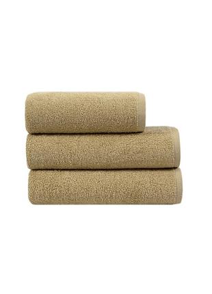 Рушник iris home готель — khaki 40*70 440 г/м2