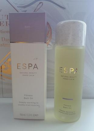 Расслабляющее масло для ванны espa fitness bath oil
