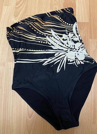 Купальник женский цельный черный