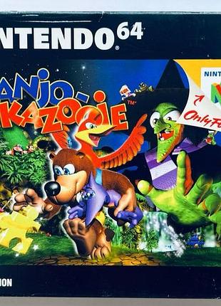 Banjo kazooie, б/у, английская версия - картридж для nintendo 64