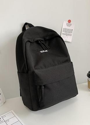 Детский рюкзак женский школьный портфель черный