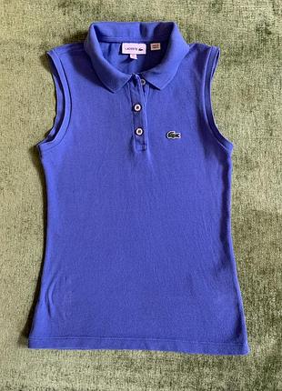 Поло lacoste дитяче, без рукавів, розмір 10 років
