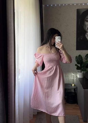 Родева сукня в клітинку 💓
