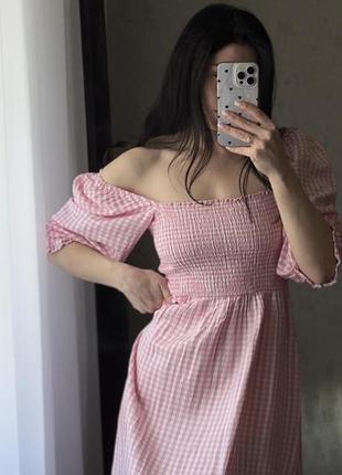 Родева сукня в клітинку 💓 5
