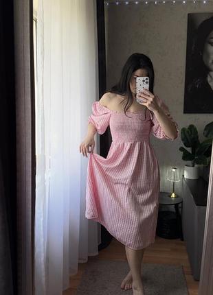 Родева сукня в клітинку 💓 6