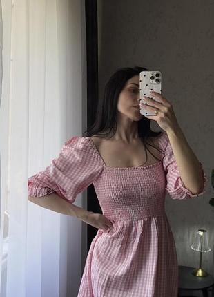 Родева сукня в клітинку 💓 4