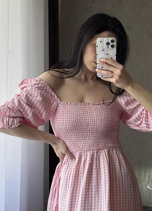 Родева сукня в клітинку 💓 9