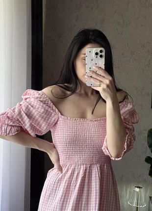 Родева сукня в клітинку 💓 10