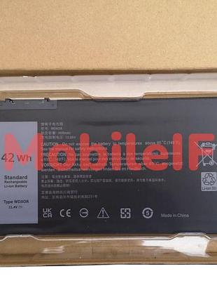Акумулятор батарея dell inspiron 13 5368, 5378, 5379, wdxor, wdx0r, t2jx4, 3crh3, fc92n, 3500mah.