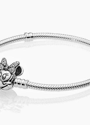Срібний браслет pandora moments disney 597770cz артикул 055-00226 доступные размеры: 16, 17, 18, 19, 20, 23 це