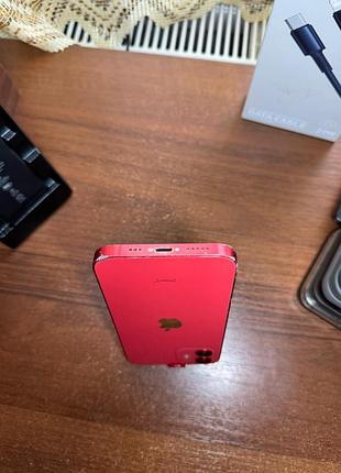 Apple iphone 12 red 128gb neverlock 100% акб 4