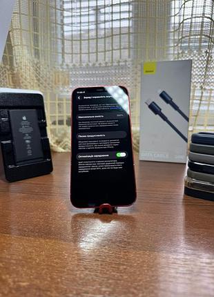 Apple iphone 12 red 128gb neverlock 100% акб 7