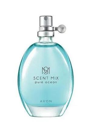 Avon scent mix pure ocean туалетна вода (30мл)(без коробки)
