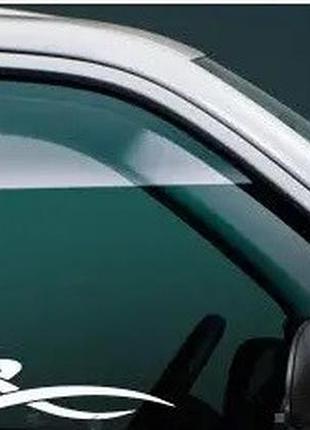 Вінілові наклейки на кути " mercedes-benz " 25х30 см червоний