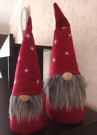 Новогодняя декоративная фигурка гнома
