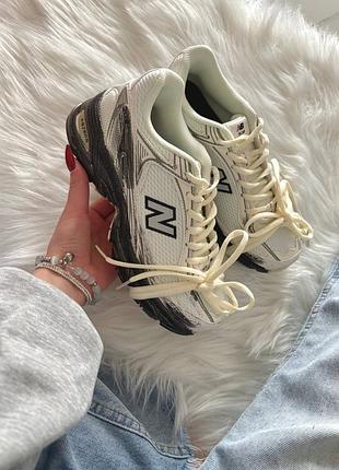 New balance 509 beige black custom