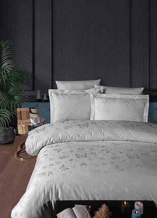 Комплект постельного белья first choice jacquard corina sand сатин 220-160 см капучино