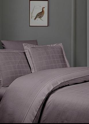 Комплект постільної білизни first choice deluxe satin royce lilac бавовна 220-200 см ліловий