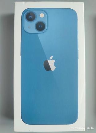 Коробка apple iphone 13, blue 128gb, a2633 mlpk3hn/a