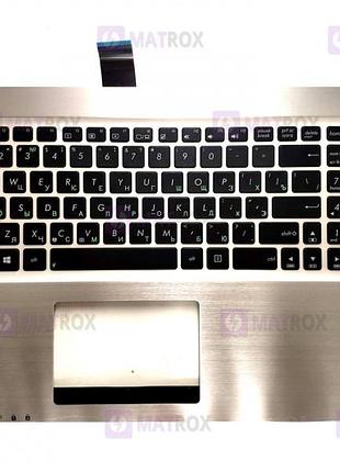 Передняя панель для asus k56ca, k56cb, k56cm, s56ca, s56cm серебристый