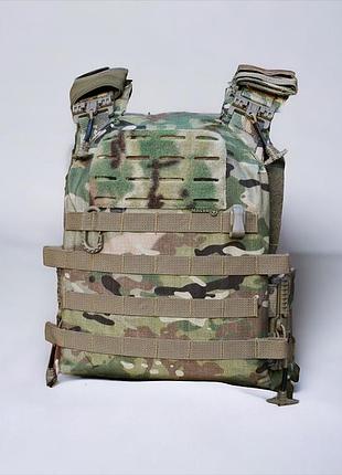 Плитоноска тактическая мультикам cordura 500 den original под плиты ( 25х30)