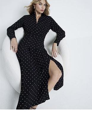 Красива сукня міді з розрізами topshop розмір m