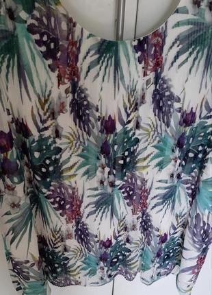 Повітряна блуза плісе на 60 розмір