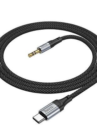 Кабель aux hoco upa26 fresh digital audio conversion cable type c 1m черный 2