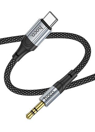 Кабель aux hoco upa26 fresh digital audio conversion cable type c 1m черный 4