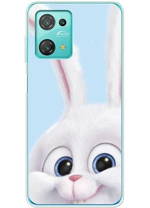 Чохол силіконовий з картинкою на blackview oscal c30 (кролик сніжок)