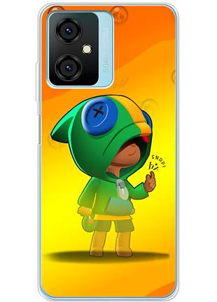 Чехол силиконовый с картинкой на blackview oscal c70 (бравл старс, brawl stars)