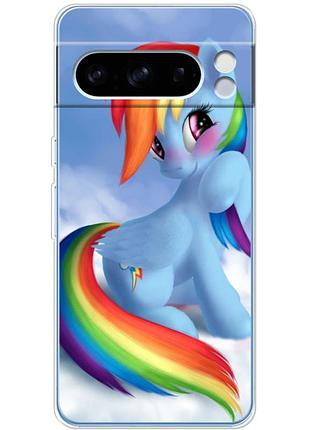 Чехол силиконовый с картинкой на google pixel 8 pro (литл пони, my little pony)