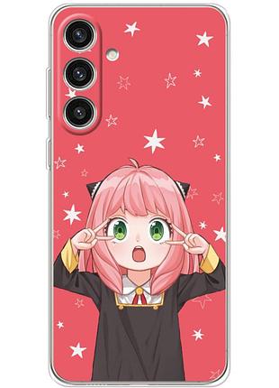 Чохол силіконовий з картинкою на samsung galaxy s24 plus (аніме, anime)