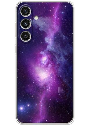 Чохол силіконовий з картинкою на samsung galaxy s24 plus (космос)