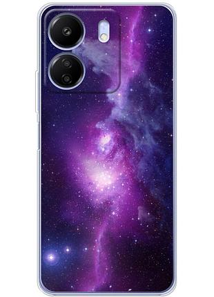 Чехол силиконовый с картинкой на xiaomi poco c65 (космос)