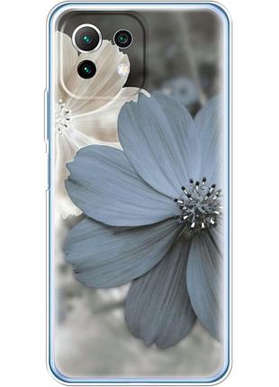 Чохол силіконовий з картинкою на xiaomi 11 lite 5g ne (квітка гербера)