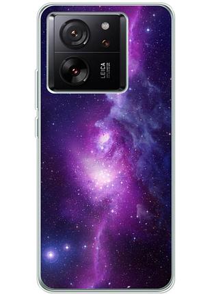 Чехол силиконовый с картинкой на xiaomi 13t (космос)