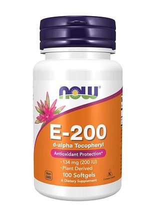 Vitamin e-200 d-alpha tocopheryl - 100 softgels