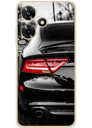 Чехол силиконовый с картинкой на infinix hot 30i (машина, audi a7)