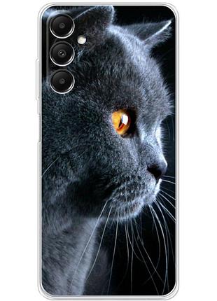 Чехол силиконовый с картинкой на samsung galaxy a05s (a057) (британский кот)