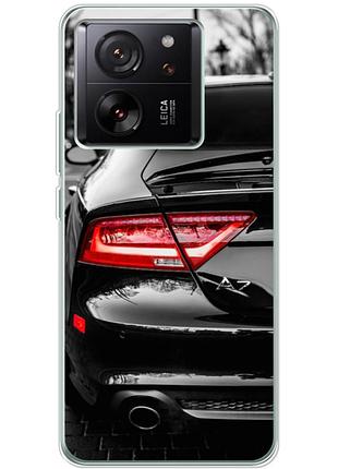 Чехол силиконовый с картинкой на xiaomi 13t (машина, audi a7)