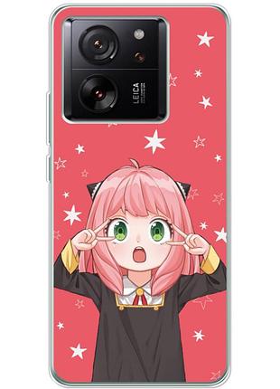 Чехол силиконовый с картинкой на xiaomi 13t (аниме, anime)