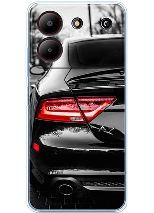 Чохол силіконовий з картинкою на zte blade a54 (машина, audi a7)