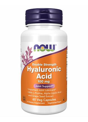 Hyaluronic acid 100mg 2x plus - 60 vcaps