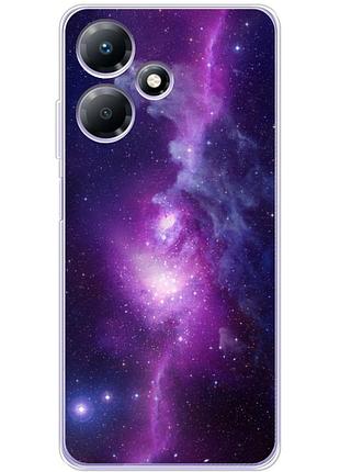 Чехол силиконовый с картинкой на infinix hot 30 (космос)