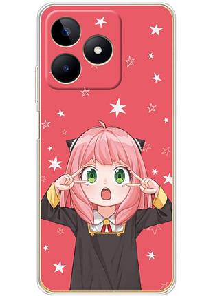 Чохол силіконовий з картинкою на realme c51 (аніме, anime)