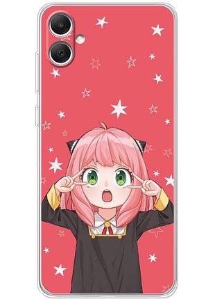 Чехол силиконовый с картинкой на samsung galaxy a05 (a055) (аниме, anime)